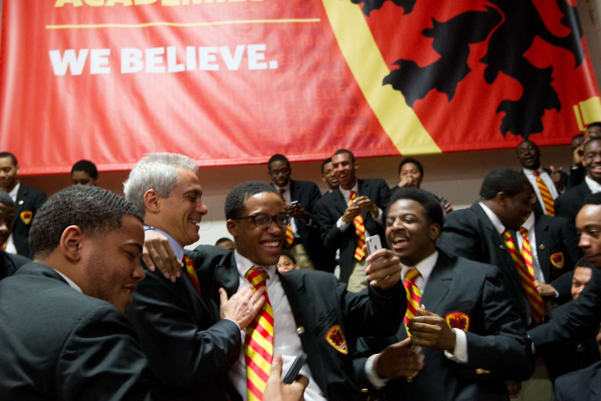 Mayor Emanuel Celebrates with Urban Prep Academy Class of 2014